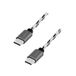 LogiLink CU0200 USB 2.0 Kabel USB C naar USB C 0,48 Gbit/s Zwart, Wit