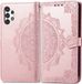 iMoshion Hoesje Samsung Galaxy A13 (4G) - Mandala Bookcase - Rosé Goud