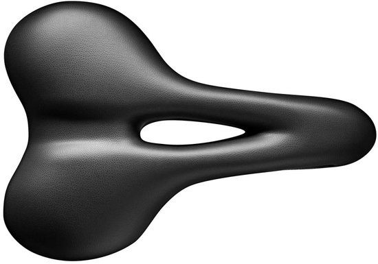 Selle San Marco Trekking Biofoam Open Klein Zadel - Zwart Mat