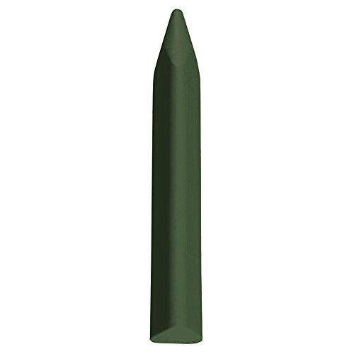 Jovi Triwax - Driehoekige waskrijtjes - Etui 12 waskrijtjes - Donkergroen (97312)
