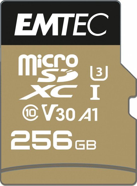 Emtec SpeedIN Pro flashgeheugen 256 GB MicroSDXC UHS-I Klasse 10