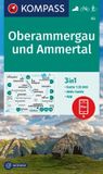 05 KOMPASS Wanderkarte 05 Oberammergau und Ammertal 1:35.000