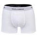 DOLCE & GABBANA Boxershorts lichtgrijs / zwart / white denim