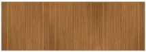 vidaXL Tapis rectangulaire 100x300 cm bambou brun