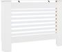 vidaXL Radiatorombouw 112x19x81.5 cm MDF wit