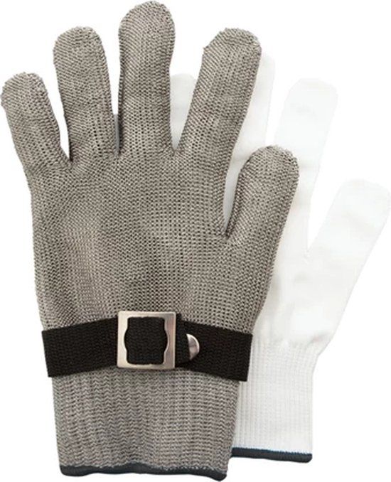 Point Virgule Oesterhandschoen Medium - Set van 2 - Zilver