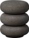 WOOOD Laurel Bijzettafel Met Spikkels - Magnesium - Zwart - 50x40x40