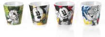 Egan DISNEY MICKEY MOUSE CLASSIC SET 4: Tasses à expresso avec Mickey Mouse et Donald