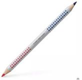 Faber-Castell Jumbo Kleurpotloden Rood Blauw (12 Stuks)