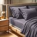 Merkloos / Sans marque Asir - Ranforce Hoeslaken Kingsize (FR) (IT) (ES) (DE) - Grijs - 100% KATOEN RANFORCE - 16 x 30 x 9 cm
