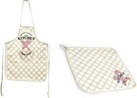 Merkloos Keukendoek Set (2 stuks) - Groen, Polyester