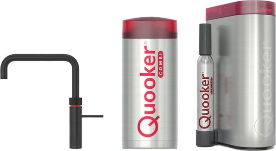 Quooker Fusion Square 5-in-1 Kokend Water Kraan - Zwart