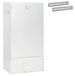 Syfax Rookoven 3 st 44,5 x 29 x 83 cm Verzinkt staal zilver