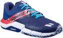 Babolat Movea 2 Men Dark Blue/Chile Red Padel Shoes Size 44.5