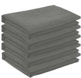 vidaXL Tafelkleed Lichtgrijs Polyester Ovaal 130 x 220 cm