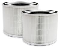 Elzusha - Filtres de remplacement 2-Pack H13 HEPA pour purificateurs d'air compacts
