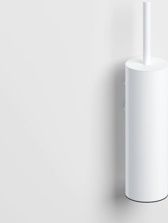 Clou Sjokker Toiletborstelgarnituur wand Mat Wit