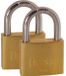 Kasp K12050D2 Hangslot 50 mm Goud-geel Sleutelslot