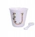 La Porcellana Bianca Espressokopje met Lepel, 75ml, Wit Porselein