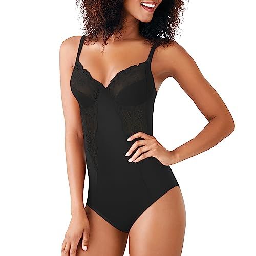 Maidenform Ultimate Slimmer WYOB Shaping Bodysuit - Zwart - 90D