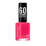 Rimmel London 60 seconds SuperShine Nagellak - Glaston-Berry Fuscia