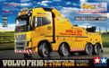 Tamiya Modelbouwpakket Auto - 47528 RC Vrachtwagen - Volvo FH16 Globetrotter 750 8x4 Sleepwagen - Pre-painted RC Plastic - 1:14 - Modelbouw