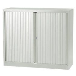 Bisley Roldeurkast Laag Lichtgrijs 100 x 43 x 103 cm