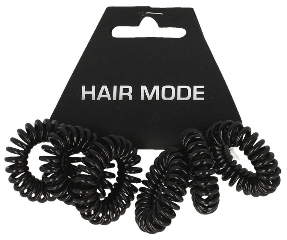 Hair Mode Haarelastiek Kabel Klein Zwart