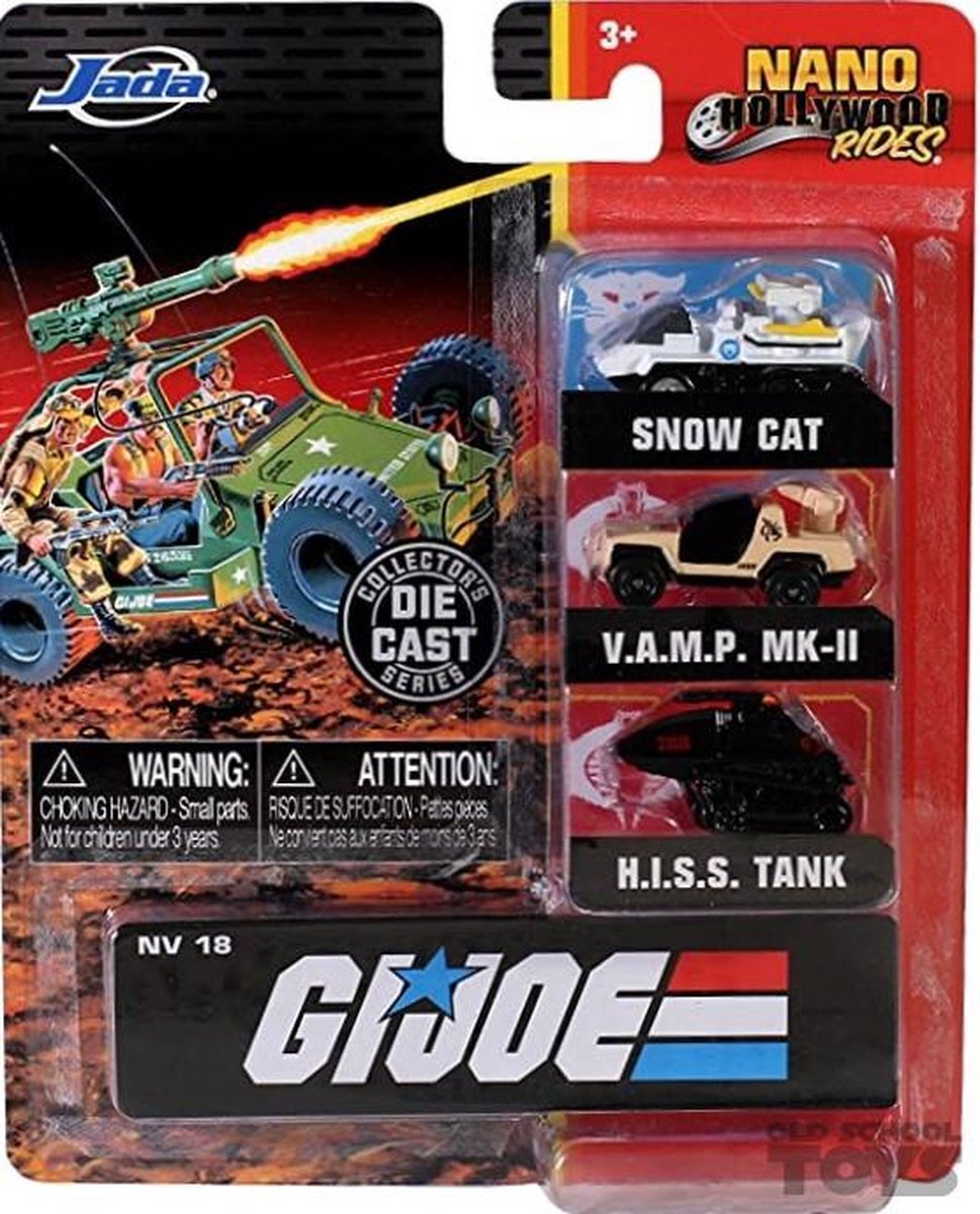 JADA Nano GI Joe - 3-Pack Hollywood Rides