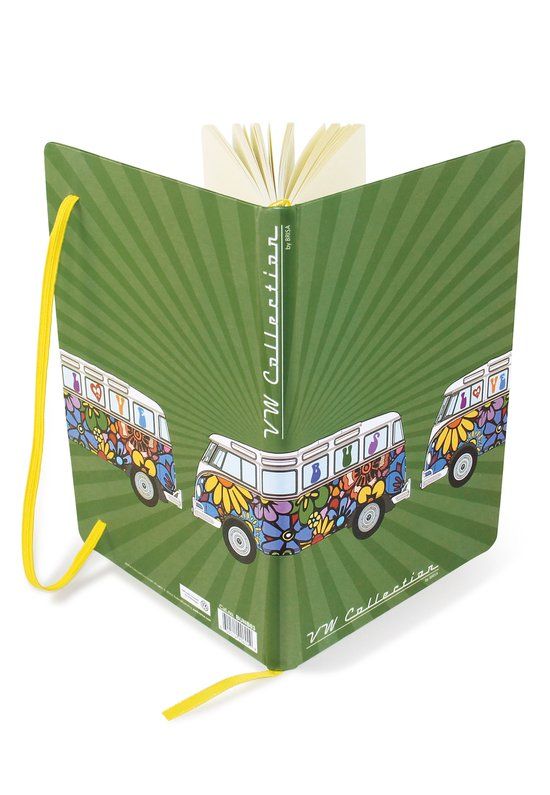 BRISA VW Collection Volkswagen notitieboek, dagboek, hardcover, VW-fan cadeau (DIN A5)
