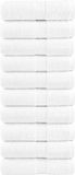 vidaXL - Premium - washandjes - SOLUND - 10 stuks - 30x30 cm - 600 g/m² - wit