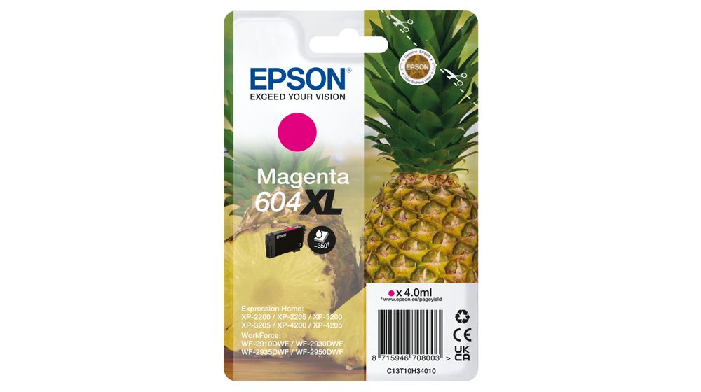 Epson 604XL Magenta Ink Cartridge - High Yield - Original