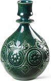 Bjorn Wiinblad SYMPHONY MAGIC kandelaar Donkergroen Aardewerk H18 cm