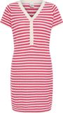 ICHI IHLORIANNA DR2 Mini jurk Dames AZALEA BIRCH STRIPE