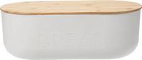 Merkloos / Sans marque Broodtrommel met bamboe deksel - Brooddoos - 35X19XH12cm