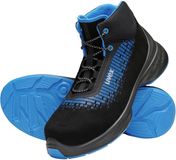 Uvex Chaussures de sécurité bottes 6833 noir/bleu PU