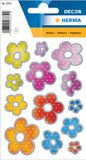 HERMA 3332 Stickers Décor Bloemenblaadjes met zilveren rand