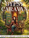 Gypsy Caravan Coloring Book