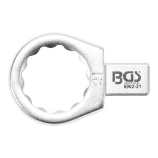 BGS technic BGS Insteek-ringsleutel | 21 mm | opname 9 x 12 mm Aantal:1