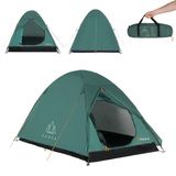 Festa Tent - Festa 2 - Tente 2 personnes - 200 x 120 x 105 cm - Avec moustiquaire et armature en fibre de verre