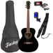 Fazley W40-BK-3/4 pack débutant guitare folk