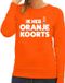 Bellatio Decorations Shoppartners Bv Oranje tekst sweater Ik heb Oranje koorts voor dames - Koningsdag kleding XL