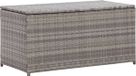 vidaXL Tuinbox 100x50x50 cm Poly Rattan Grijs