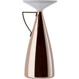 Kartell Lampe à poser rechargeable LED Camomille, couleur cuivre, hauteur 24 cm