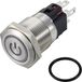 TRU COMPONENTS TC-12647388 Druktoets 250 V/AC 3 A 1x uit/(aan) IP65 Blauw Moment RVS