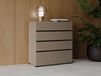 CROSSAIR Commode CROSSAIR 4 tiroirs taupe