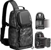 Tarion TR-S Camera-schoudertas, waterdichte cameratas, fototas, camera-schoudertas met regenhoes