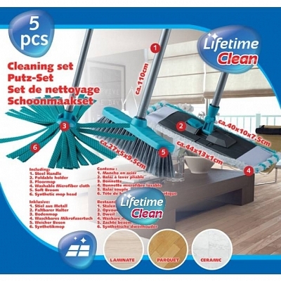 Lifetime Cleaning Set 5 Delig Assorti