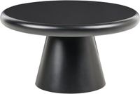Beliani Salontafel Zwart MDF Rond 80 cm