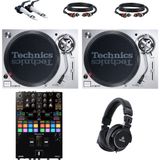 Technics SL-1200MK7 DJ-draaitafel Starterset met Pioneer DJ DJM-S7 mixer